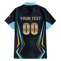 Custom Gujarat 2025 Cricket Titans Hawaiian Shirt Aava De Race With The Titans