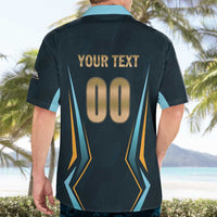 Custom Gujarat 2025 Cricket Titans Hawaiian Shirt Aava De Race With The Titans