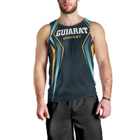 Custom Gujarat 2025 Cricket Titans Men Tank Top Aava De Race With The Titans