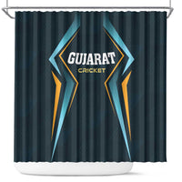 Gujarat 2025 Cricket Titans Shower Curtain Aava De Race With The Titans