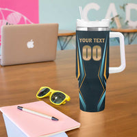 Custom Gujarat 2025 Cricket Titans Tumbler With Handle Aava De Race With The Titans
