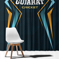 Gujarat 2025 Cricket Titans Window Curtain Aava De Race With The Titans