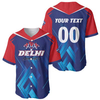 Custom Capitals Delhi 2025 Cricket Baseball Jersey Fight Till The End