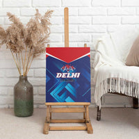 Capitals Delhi 2025 Cricket Canvas Wall Art Fight Till The End