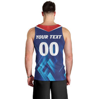 Custom Capitals Delhi 2025 Cricket Men Tank Top Fight Till The End