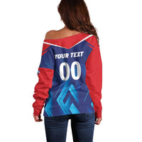 Custom Capitals Delhi 2025 Cricket Off Shoulder Sweater Fight Till The End