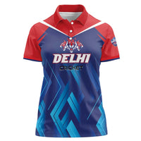 Custom Capitals Delhi 2025 Cricket Women Polo Shirt Fight Till The End