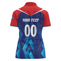 Custom Capitals Delhi 2025 Cricket Women Polo Shirt Fight Till The End