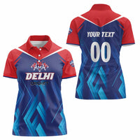 Custom Capitals Delhi 2025 Cricket Women Polo Shirt Fight Till The End