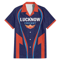 Custom Lucknow 2025 Cricket Super Giants Family Matching Mermaid Dress and Hawaiian Shirt Hum Aa Rahe Hai