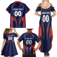 Custom Lucknow 2025 Cricket Super Giants Family Matching Summer Maxi Dress and Hawaiian Shirt Hum Aa Rahe Hai