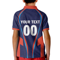 Custom Lucknow 2025 Cricket Super Giants Kid Polo Shirt Hum Aa Rahe Hai