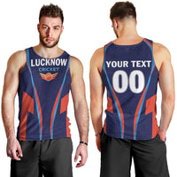 Custom Lucknow 2025 Cricket Super Giants Men Tank Top Hum Aa Rahe Hai