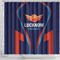 Lucknow 2025 Cricket Super Giants Shower Curtain Hum Aa Rahe Hai