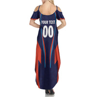 Custom Lucknow 2025 Cricket Super Giants Summer Maxi Dress Hum Aa Rahe Hai