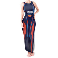Custom Lucknow 2025 Cricket Super Giants Tank Maxi Dress Hum Aa Rahe Hai