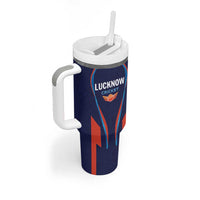 Custom Lucknow 2025 Cricket Super Giants Tumbler With Handle Hum Aa Rahe Hai