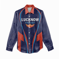 Custom Lucknow 2025 Cricket Super Giants Women Casual Shirt Hum Aa Rahe Hai