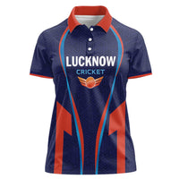 Custom Lucknow 2025 Cricket Super Giants Women Polo Shirt Hum Aa Rahe Hai