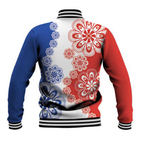 Paraguay Nanduti Traditional Lace Stylized Baseball Jacket