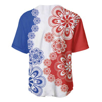 Paraguay Nanduti Traditional Lace Stylized Baseball Jersey