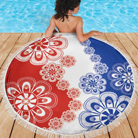 Paraguay Nanduti Traditional Lace Stylized Beach Blanket