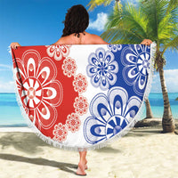 Paraguay Nanduti Traditional Lace Stylized Beach Blanket