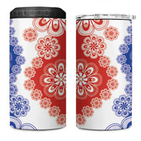 Paraguay Nanduti Traditional Lace Stylized 4 in 1 Can Cooler Tumbler