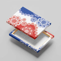 Paraguay Nanduti Traditional Lace Stylized Canvas Wall Art