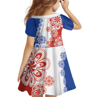 Paraguay Nanduti Traditional Lace Stylized Family Matching Off Shoulder Maxi Dress and Hawaiian Shirt