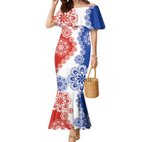 Paraguay Nanduti Traditional Lace Stylized Mermaid Dress