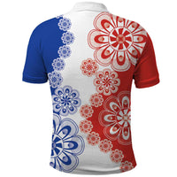 Paraguay Nanduti Traditional Lace Stylized Polo Shirt