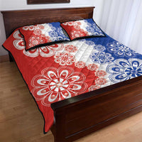 Paraguay Nanduti Traditional Lace Stylized Quilt Bed Set