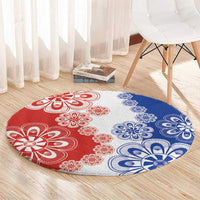 Paraguay Nanduti Traditional Lace Stylized Round Carpet