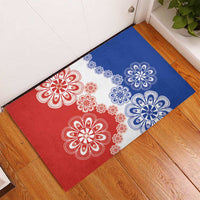 Paraguay Nanduti Traditional Lace Stylized Rubber Doormat