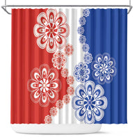 Paraguay Nanduti Traditional Lace Stylized Shower Curtain