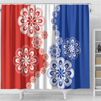 Paraguay Nanduti Traditional Lace Stylized Shower Curtain