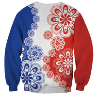 Paraguay Nanduti Traditional Lace Stylized Sweatshirt