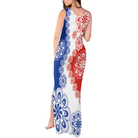 Paraguay Nanduti Traditional Lace Stylized Tank Maxi Dress