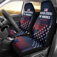 Personalized USA 2025 Archery Car Seat Cover Aim Shoot Win