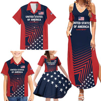 Personalized USA 2025 Archery Family Matching Summer Maxi Dress and Hawaiian Shirt Aim Shoot Win