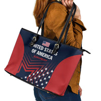 Personalized USA 2025 Archery Leather Tote Bag Aim Shoot Win