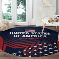 Personalized USA 2025 Archery Round Carpet Aim Shoot Win