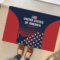 Personalized USA 2025 Archery Rubber Doormat Aim Shoot Win