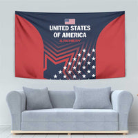Personalized USA 2025 Archery Tapestry Aim Shoot Win