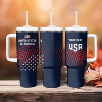 Personalized USA 2025 Archery Tumbler With Handle Aim Shoot Win