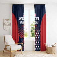 Personalized USA 2025 Archery Window Curtain Aim Shoot Win