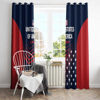 Personalized USA 2025 Archery Window Curtain Aim Shoot Win