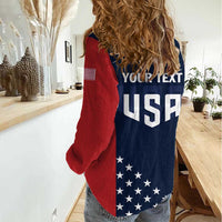 Personalized USA 2025 Archery Women Casual Shirt Aim Shoot Win