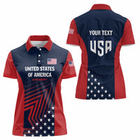 Personalized USA 2025 Archery Women Polo Shirt Aim Shoot Win